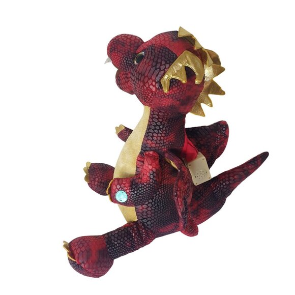 Hug Me Lite Up Red Dragon 21" Interactive Plush Soft Textured Stuffed Animal - Picture 4 of 8